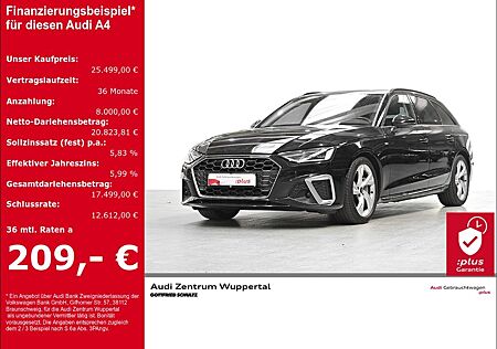 Audi A4 Avant 40 TFSI S-LINE QUATTRO KAMERA DAB GRA P