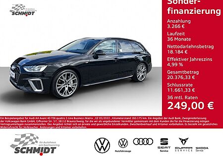Audi A4 Avant 40 TDI quattro S Line Business Matrix
