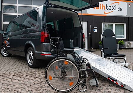 VW Volkswagen T6.1 Caravelle Mietwagen Rollstuhl LANG 4MOTION