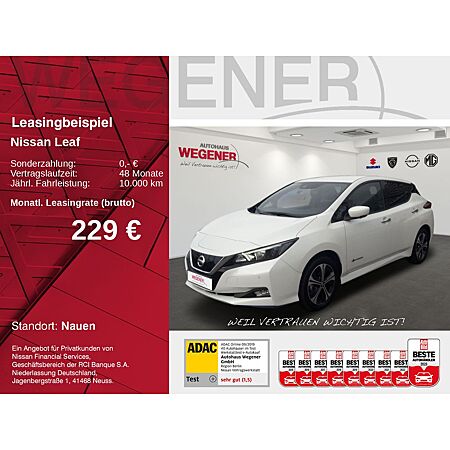 Nissan Leaf leasen