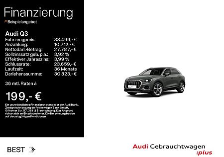 Audi Q3 35 TFSI advanced*NAVI-PLUS*AHK*LEDER*VIRTUAL*