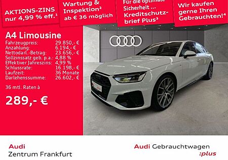 Audi A4 Limousine 35 TFSI S tronic S line LED B&O VC