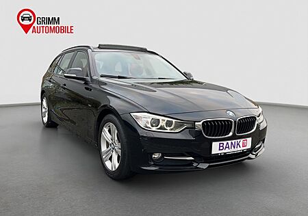 BMW 320d 3er Touring - 1.HAND-TEMPOMAT-PANO-LEDER-