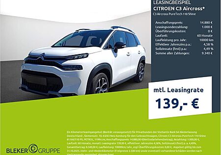 Citroën C3 Aircross PureTech 110 Shine