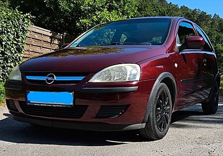 Opel Corsa C in dunkel rot sehr gepflegt