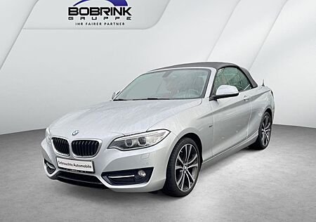 BMW 220 i Sport Line Cabrio Lhz Shz H&K Navi Klima