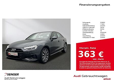 Audi A4 Limousine Advanced 40 TDI quattro MMI LED