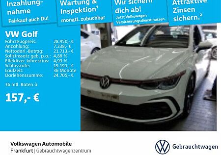 VW Golf Volkswagen VIII 2.0 TSI DSG GTI Navi IQ.Light DAB+ Fro