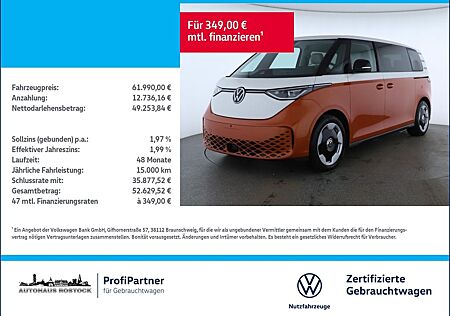 VW ID.BUZZ Volkswagen Pro lang 86 kWh IQ.LIGHT PANO 7-SITZER