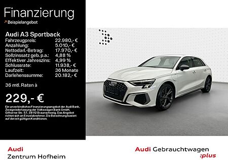 Audi A3 Sportback 40 TFSIe S line S tro*HUD*LED*Virtu