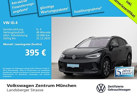 VW ID.4 Volkswagen Pro Wärmepumpe ACC CCS IQ.Light Navi ParkPi