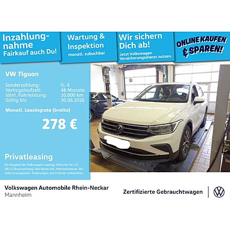 VW Tiguan leasen