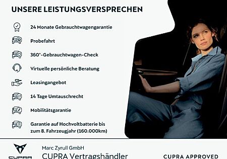 Cupra Formentor VZ 1.4 TSI e-Hybrid 245 PS DSG AHK/PAN