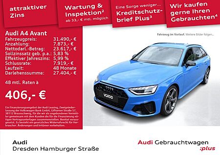 Audi A4 Avant 40 TFSI S line quattro LED Navi