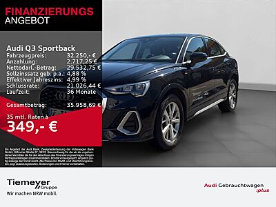 Audi Q3 Sportback 35 TDI S LINE AHK NAVI+ eSITZE LM18