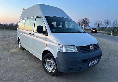 VW T5 Caravelle Volkswagen Lang Hoch Rampe Klima 9 Sitzer