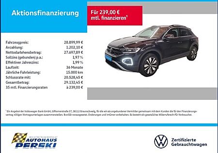 VW T-Roc Volkswagen 1.0 TSI Goal mit Anschlussgarantie KLIMA,