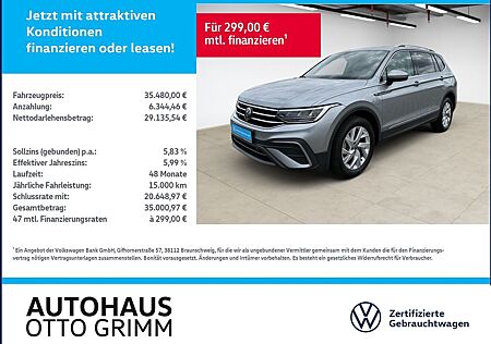 VW Tiguan Allspace Volkswagen 1.5 TSI DSG Life AHK LED Navi