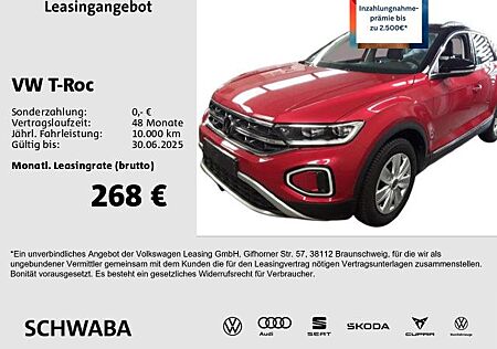 VW T-Roc Volkswagen Style 2.0 TDI DSG LED*AHK*ACC*R-KAM*8-fach
