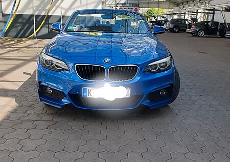 BMW 220i Steptronic CabrioMSport mit F1 Schaltwippen