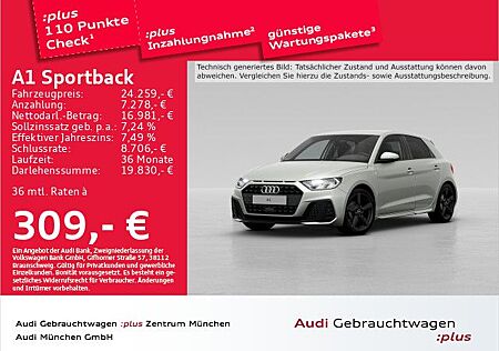 Audi A1 Sportback 25 TFSI S tronic S line PDC+/SitzHz