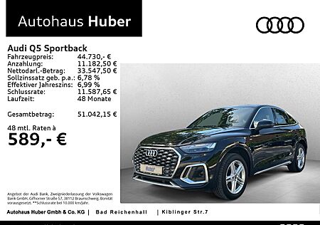 Audi Q5 Sportback 50 TFSIe quattro S tronic Sline AHK