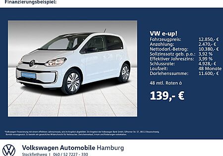 VW e-up! Volkswagen e-up! Style Sitzhzg DAB+ CCS-Ladedose Winter-Pa.