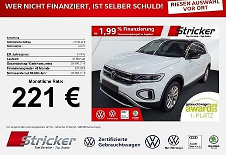 VW T-Roc Volkswagen Style 1.5TSI DSG 221,-ohne Anzahlung AHK N