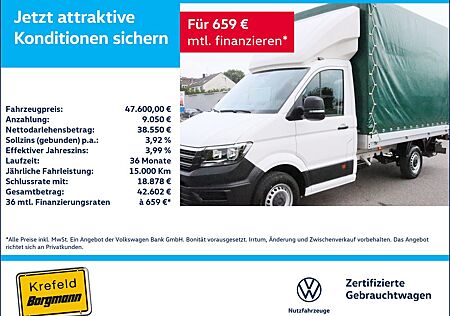 VW Crafter Volkswagen 35 2.0 TDI Pritsche L2 3,99 KLIMA