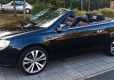 VW Eos Volkswagen CABRIO/Coupe nur 100tkm 1.Hand Leder TÜV SHZ
