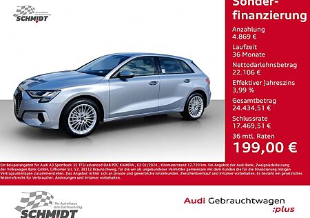 Audi A3 Sportback 35 TFSI advanced DAB PDC KAMERA