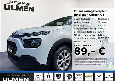Citroën C3 Feel PureTech 83 EU6d S&S Klimaanlage Tempoma