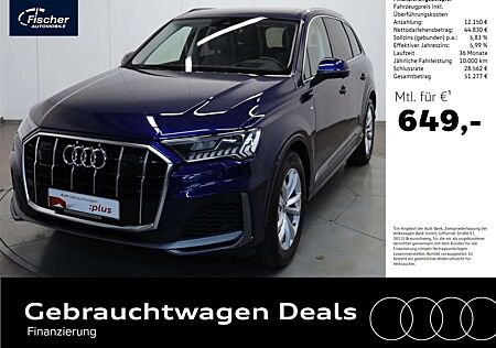 Audi Q7 50 TDI qu. S line Tip. AHK/P-Dach/Matrix/NAV