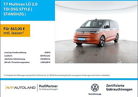 VW T7 Multivan Volkswagen LÜ 2.0 TDI DSG STYLE | STANDHZG |