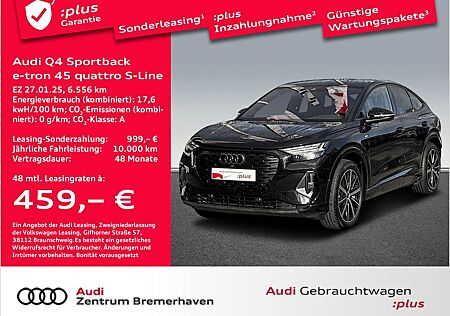 Audi Q4 e-tron Q4 SPORTBACK E-TRON 45 QUATTRO S-LINE MATRIX AHK