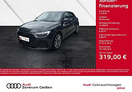 Audi A1 Sportback 30 TFSI advanced black LED smartpho