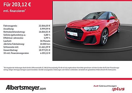 Audi A1 Sportback 1.0 TFSI S-LINE+GRA+LED+RÜCKKAMERA
