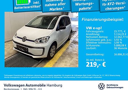 VW e-up! Volkswagen e-up! move up! CCS Kamera Sitzheizung PDC