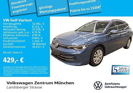 VW Golf Volkswagen VIII Variant 1.5 eTSI STYLE AHK ACC LED+ Na
