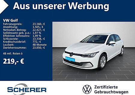 VW Golf Volkswagen VIII 1.5 TSI LED NAVI PDC SHZ