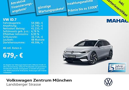 VW ID.7 Volkswagen Tourer Pro 210kW AHK ACC IQ.DRIVE IQ.LIGHT