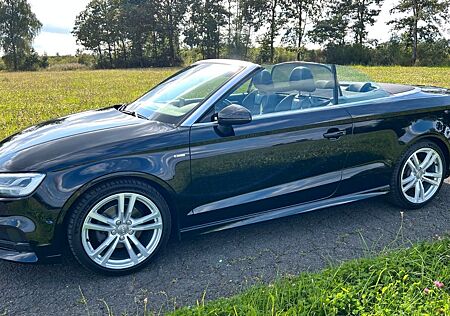 Audi A3 35 TFSI S tronic Cabrio schwarz m.Anh.schwenk