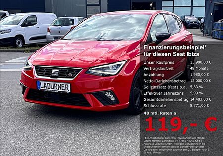Seat Ibiza FR Black Edition 1,0 TSI *LED+NAVI+ALU+MFL
