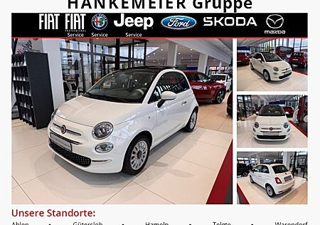 Fiat 500 Lounge Leder Schiebedach Navi Automatik