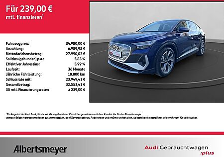 Audi Q4 e-tron Q4 Sportback 50 e-tron QUATTRO+MATRIX+PANO+GRA