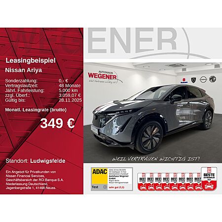 Nissan Ariya leasen