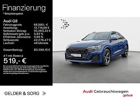 Audi Q8 55 TFSI qu. S line Black Ext AHK*HuD*Pano*Air