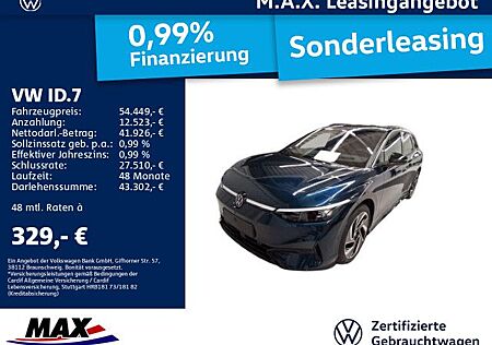 VW ID.7 Volkswagen Pro Tourer IQ.LIGHT+AHK+AR HUD+PANO+NAVI+WP