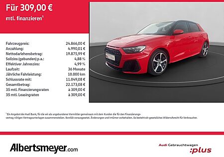 Audi A1 Sportback 1.0 TFSI S-LINE+GRA+LED+RÜCKKAMERA