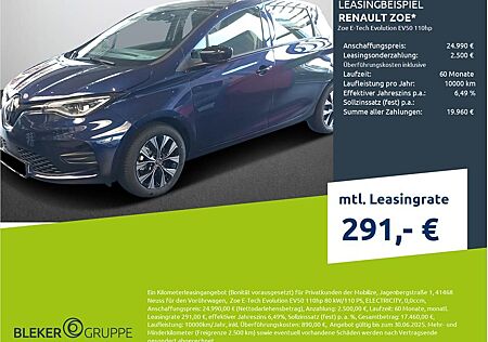 Renault ZOE E-Tech Evolution EV50 110hp